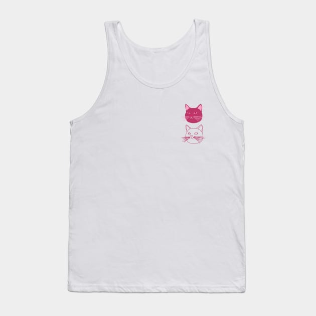 MeshMinds Astrocat Face Tank Top by Meshminds